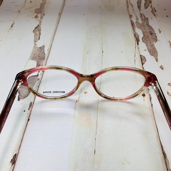 Michael Kors Cat Eye Pink Eyeglasses Frames NWOT - Picture 4 of 12